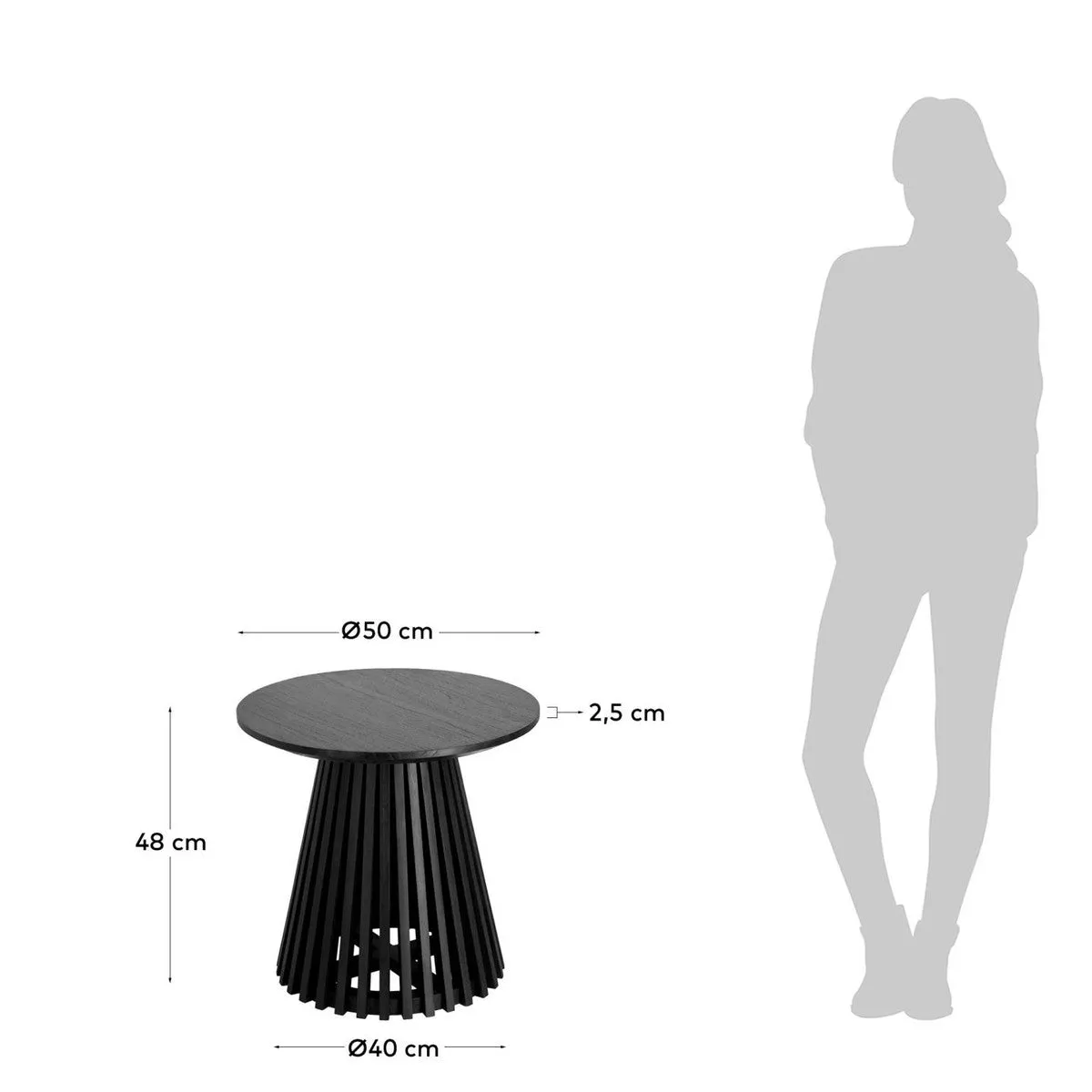 Jeanette Round Side Table