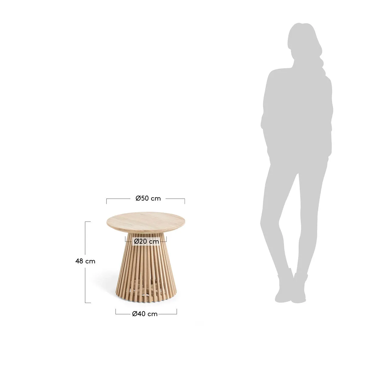 Jeanette Round Side Table