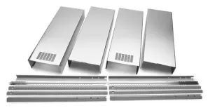 Jennair W10272072 Island Hood Chimney Extension Kit - Stainless Steel