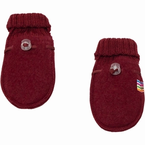 Joha Soft Wool Bordeaux Baby Mittens Todays Steal