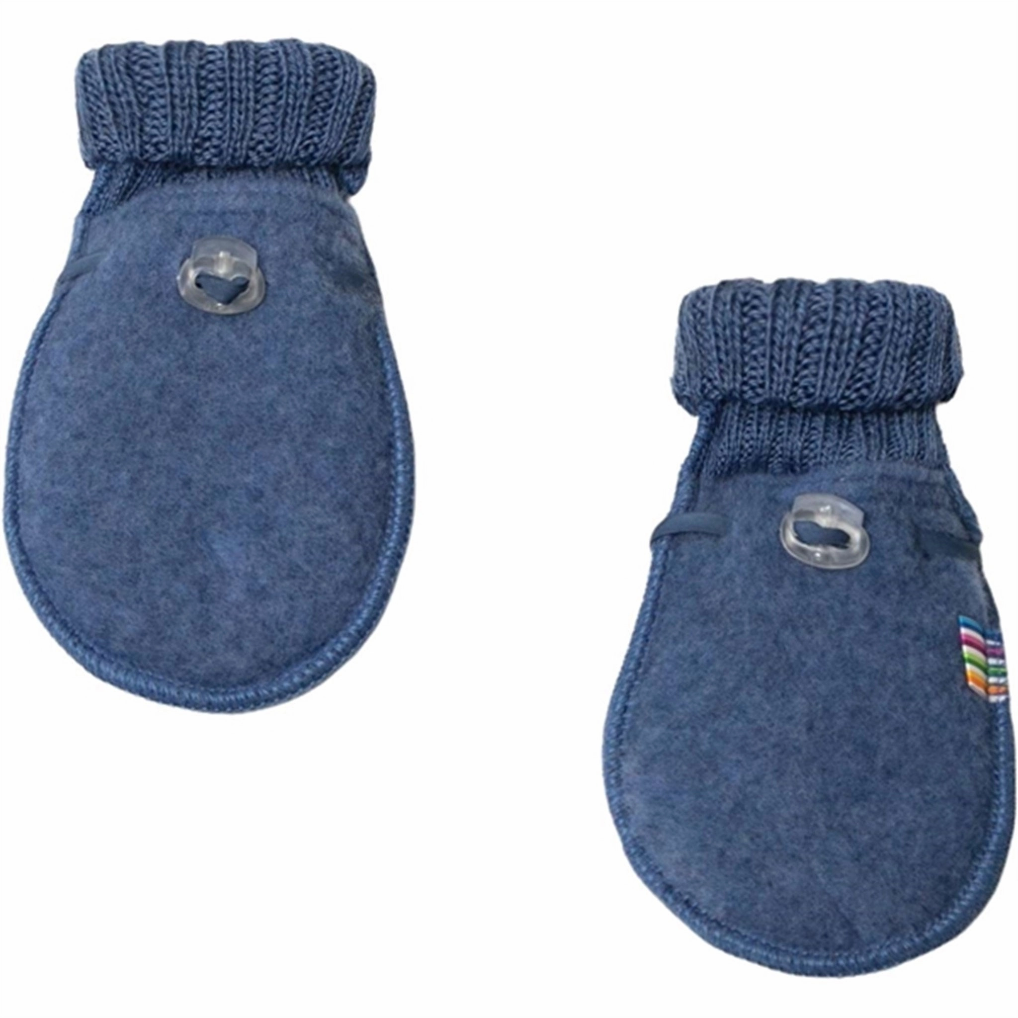 Clearance Sale Now Weekend Sale Special Joha Wool Blue Melange Baby Gloves