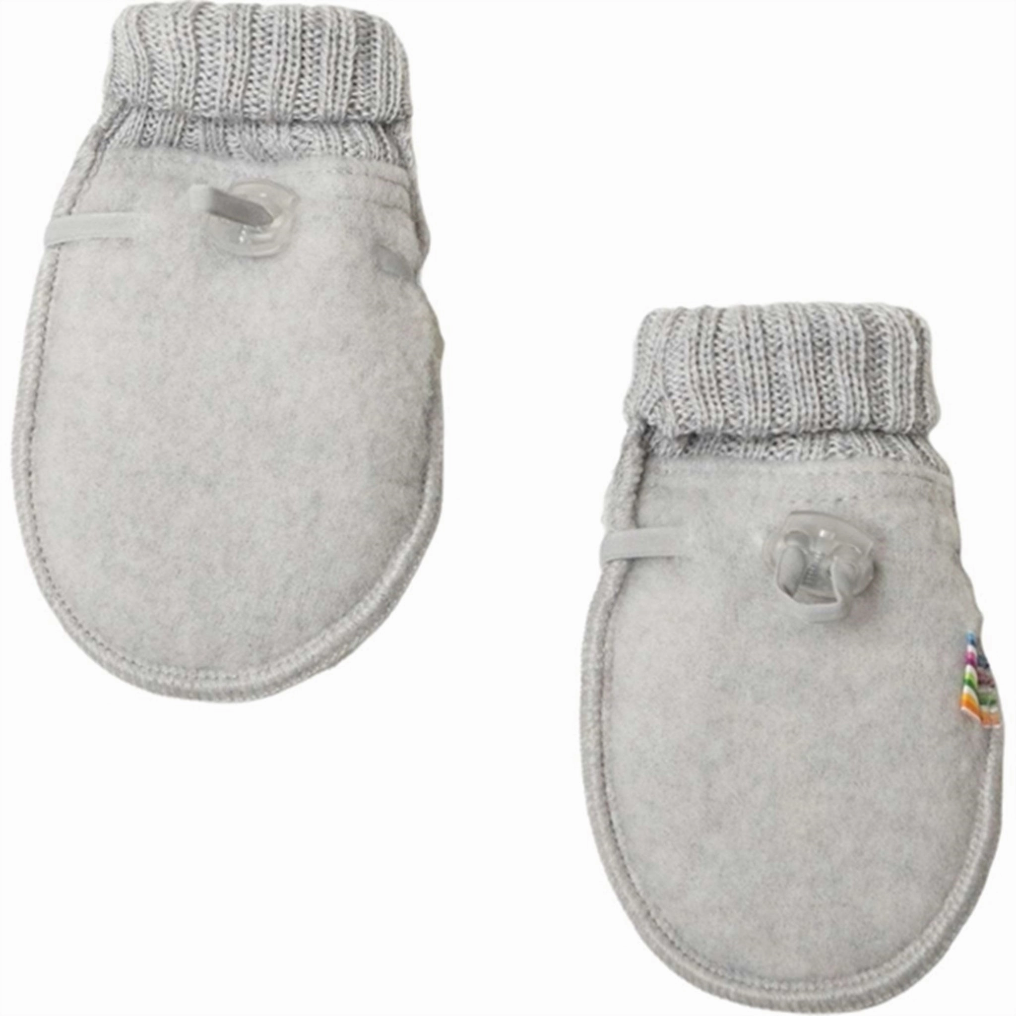 Save Big Online Joha Wool Silver Melange Baby Gloves