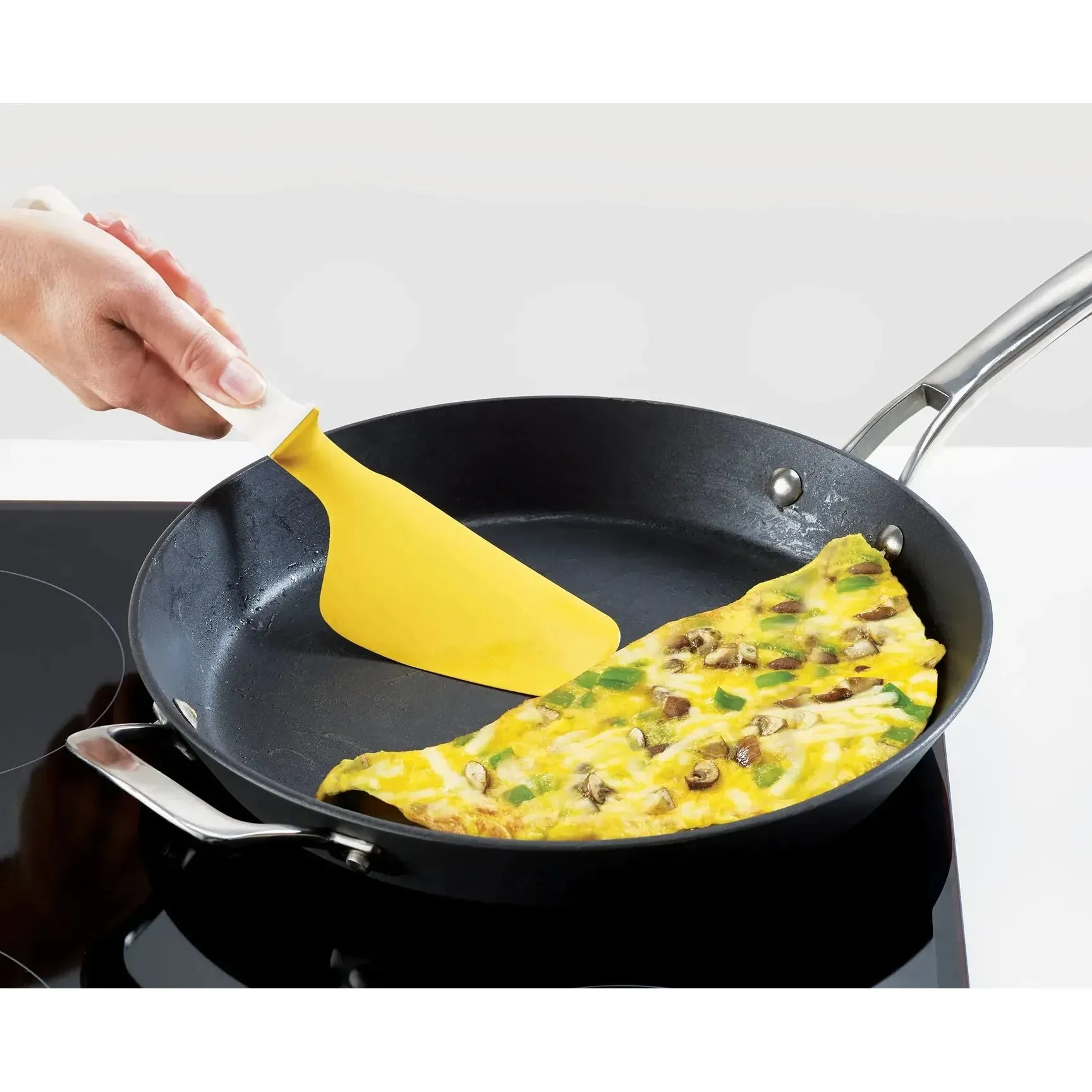 Joseph Joseph Elevate Yellow Egg Spatula