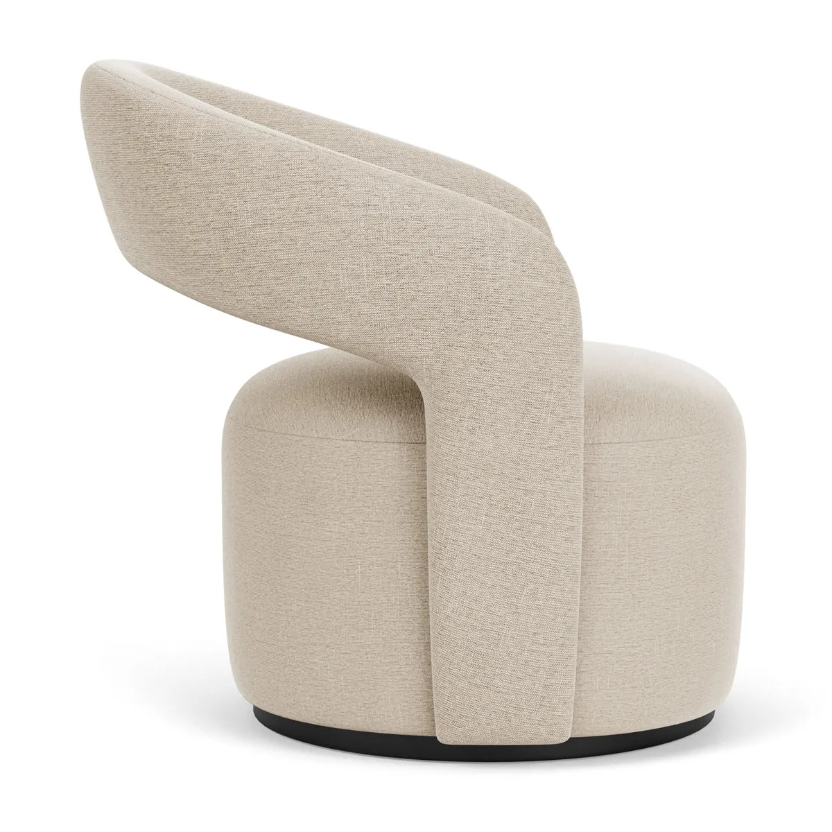 Judi Fabric Swivel Armchair