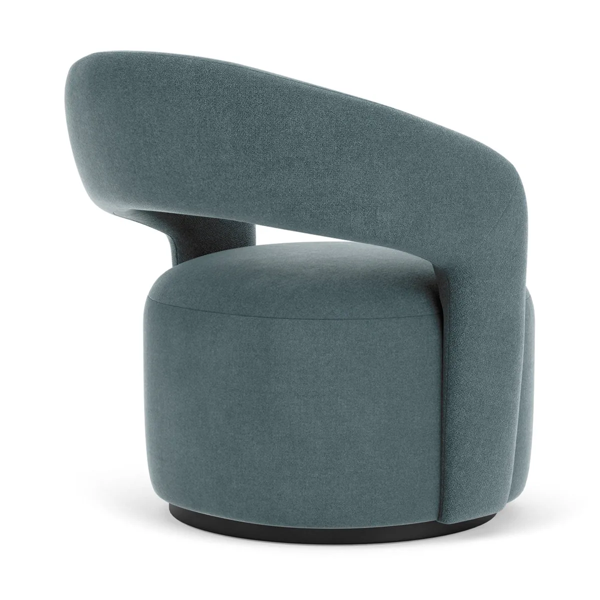 Judi Fabric Swivel Armchair