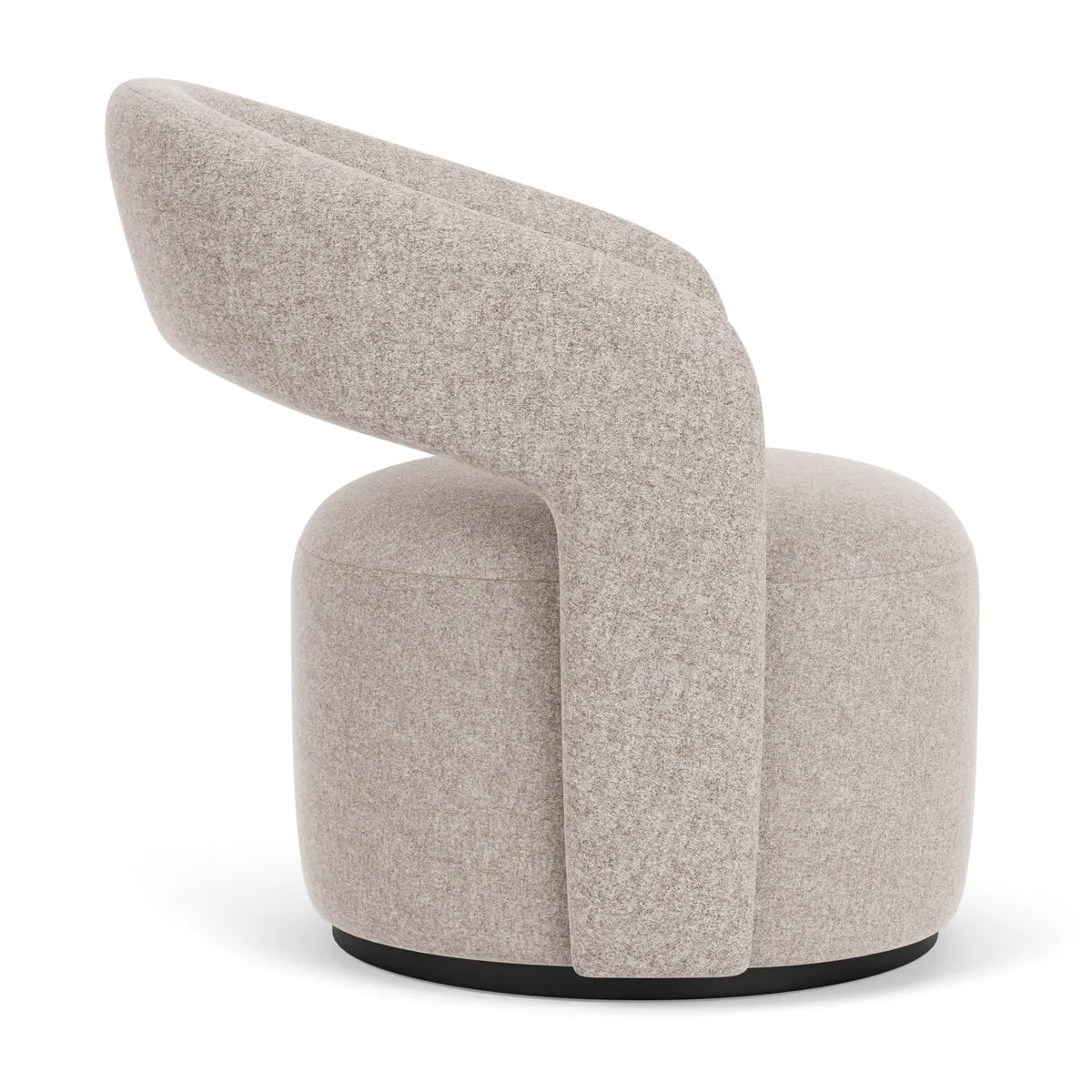 Judi Fabric Swivel Armchair