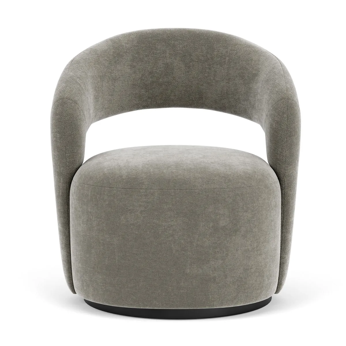 Judi Fabric Swivel Armchair