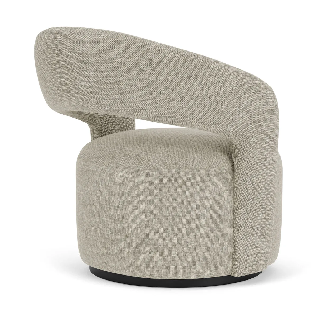 Judi Fabric Swivel Armchair