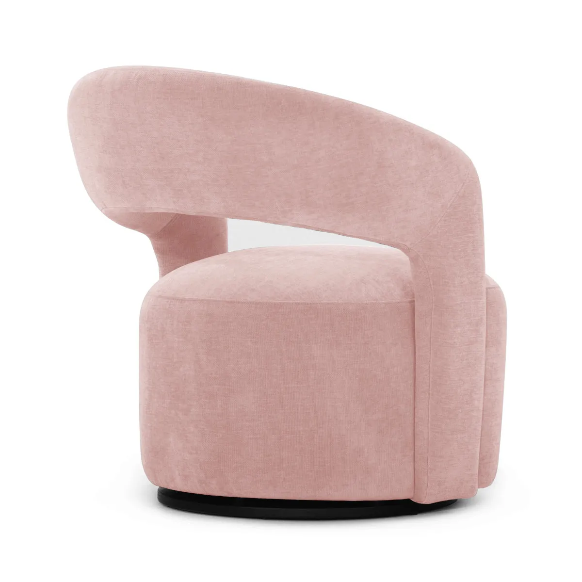 Judi Fabric Swivel Armchair