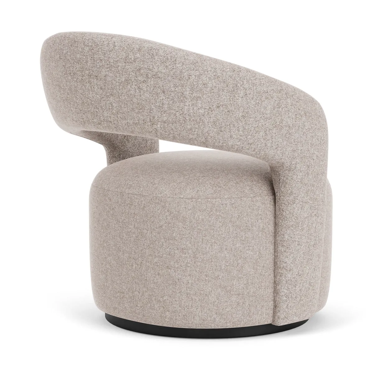 Judi Fabric Swivel Armchair