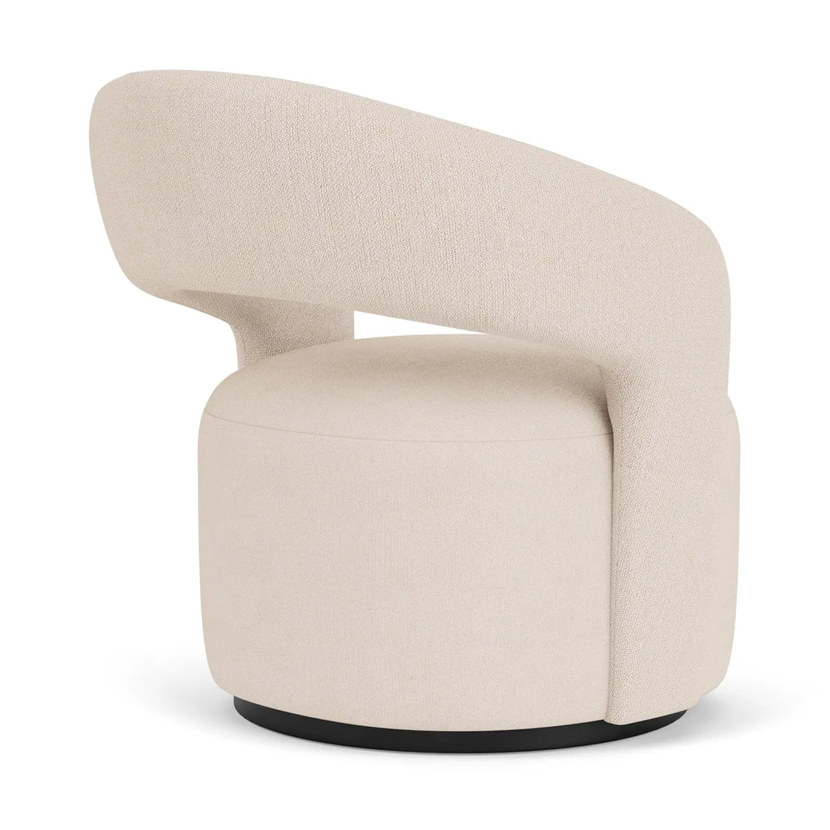 Judi Fabric Swivel Armchair