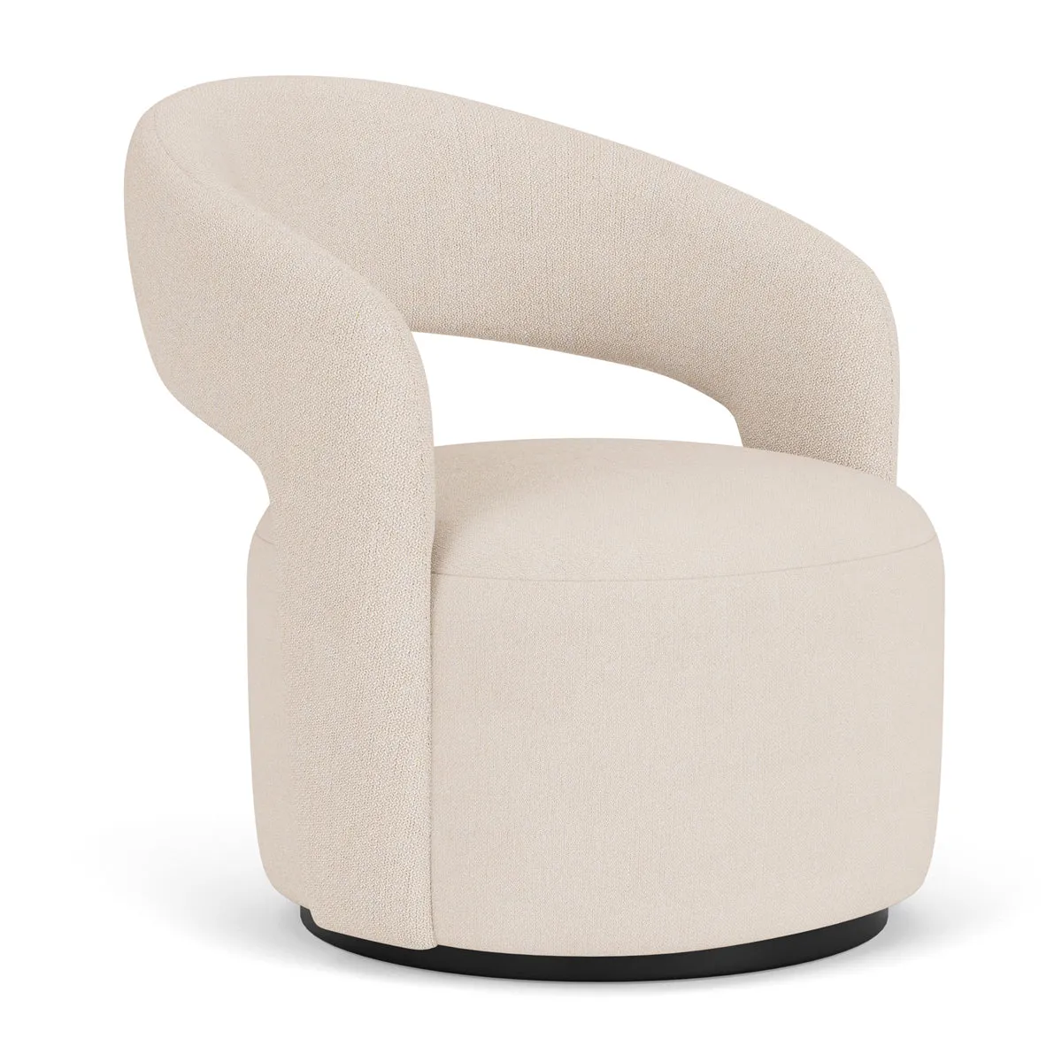 Judi Fabric Swivel Armchair