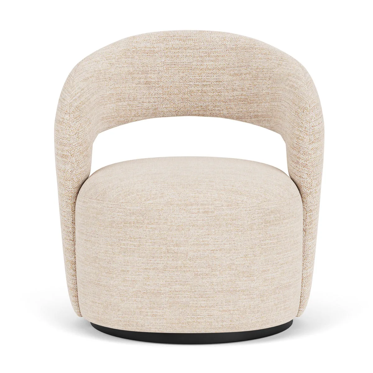 Judi Fabric Swivel Armchair