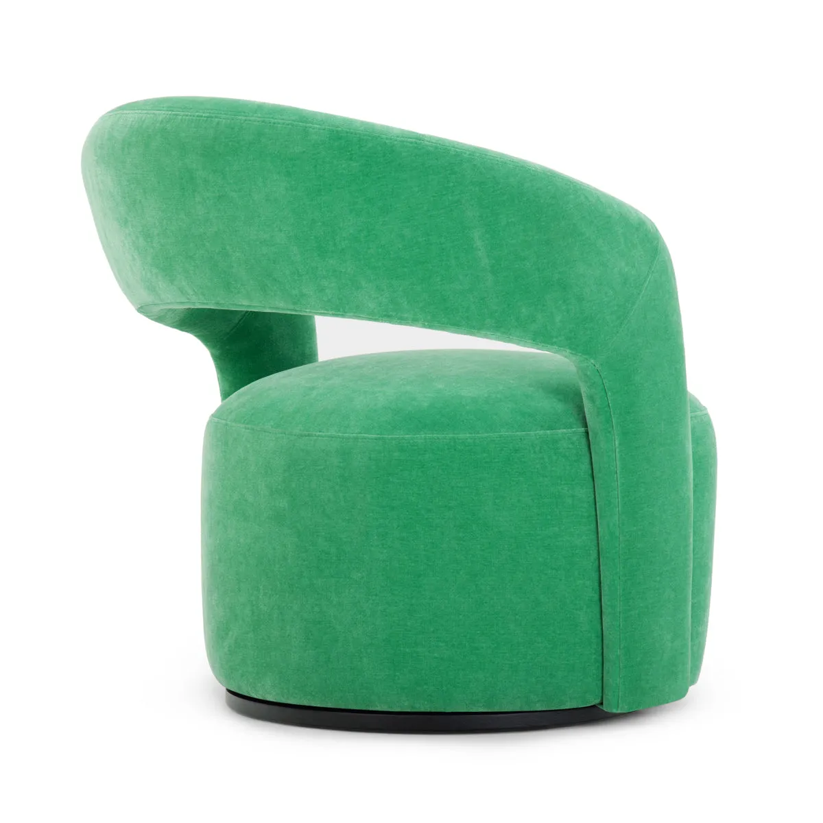 Judi Fabric Swivel Armchair