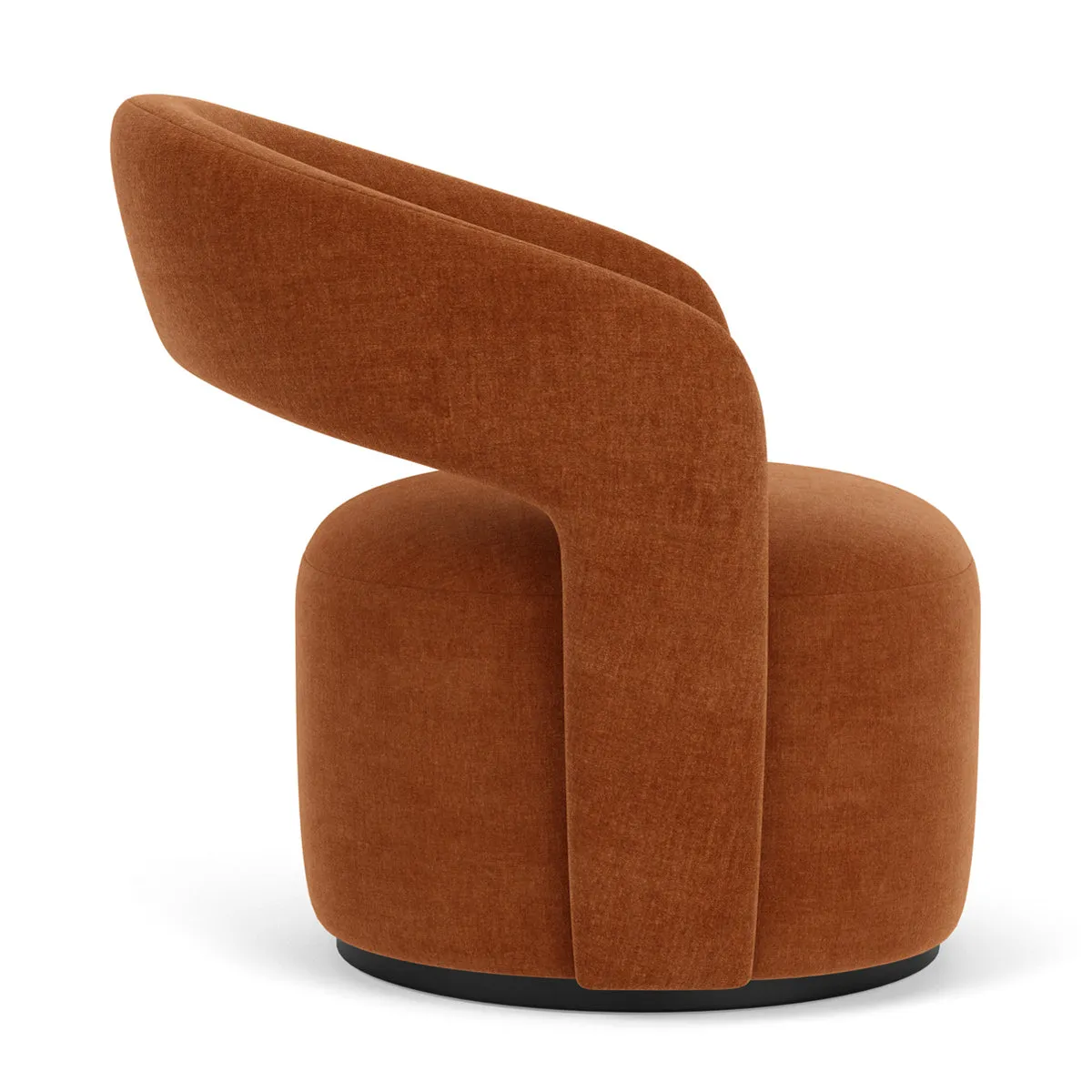 Judi Fabric Swivel Armchair