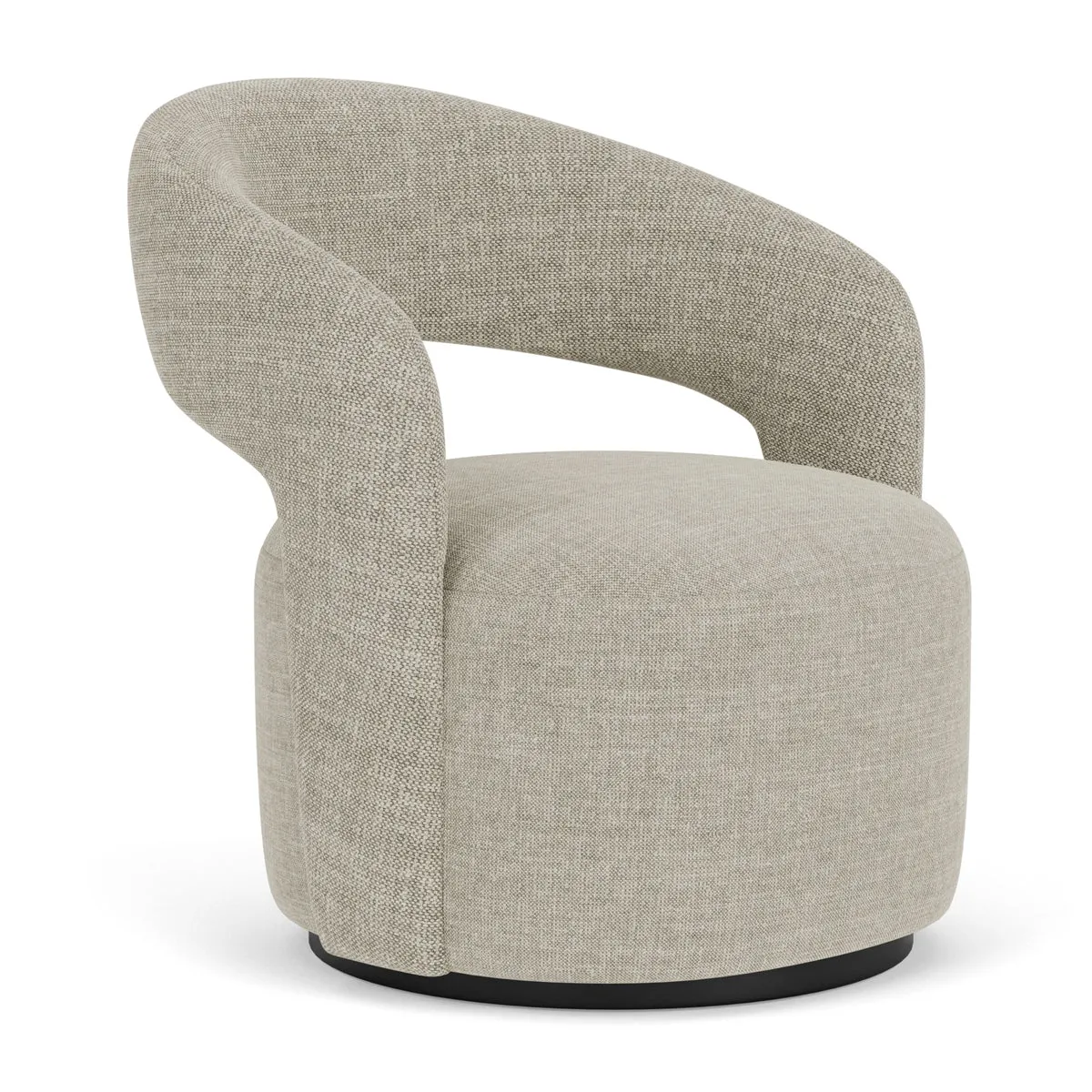 Judi Fabric Swivel Armchair