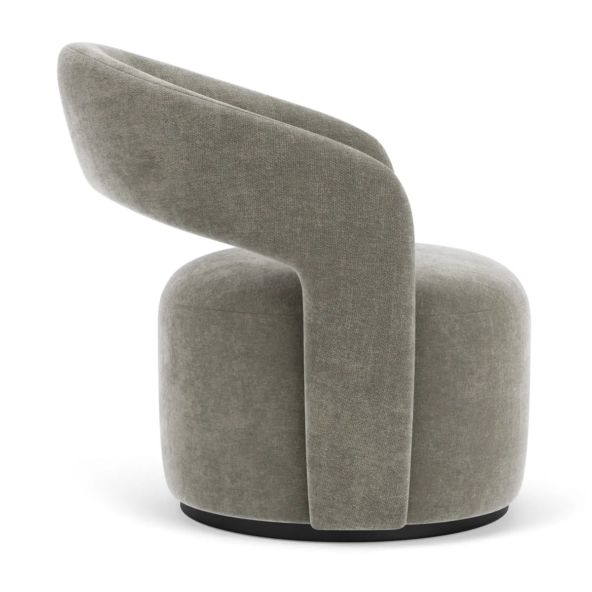 Judi Fabric Swivel Armchair