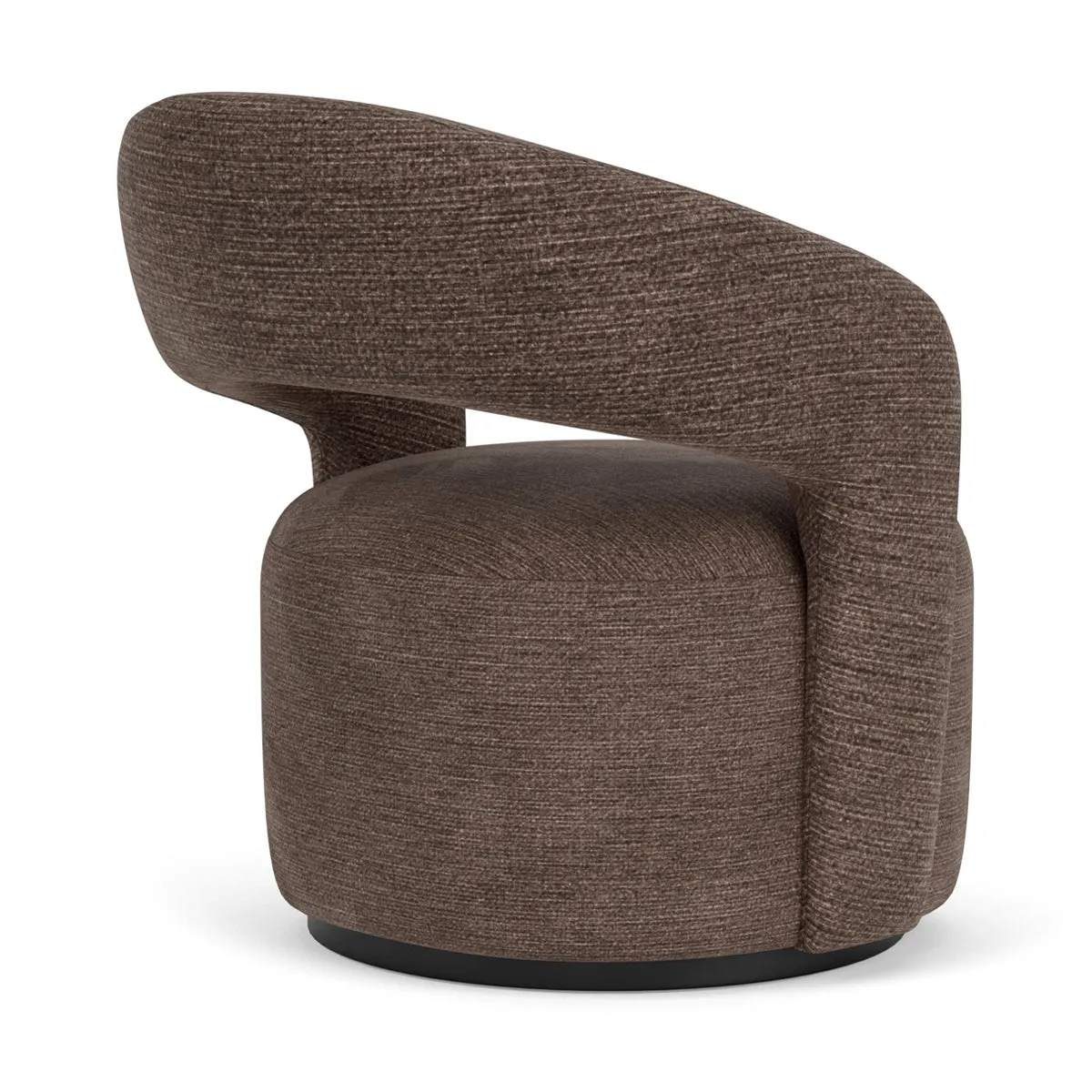 Judi Fabric Swivel Armchair