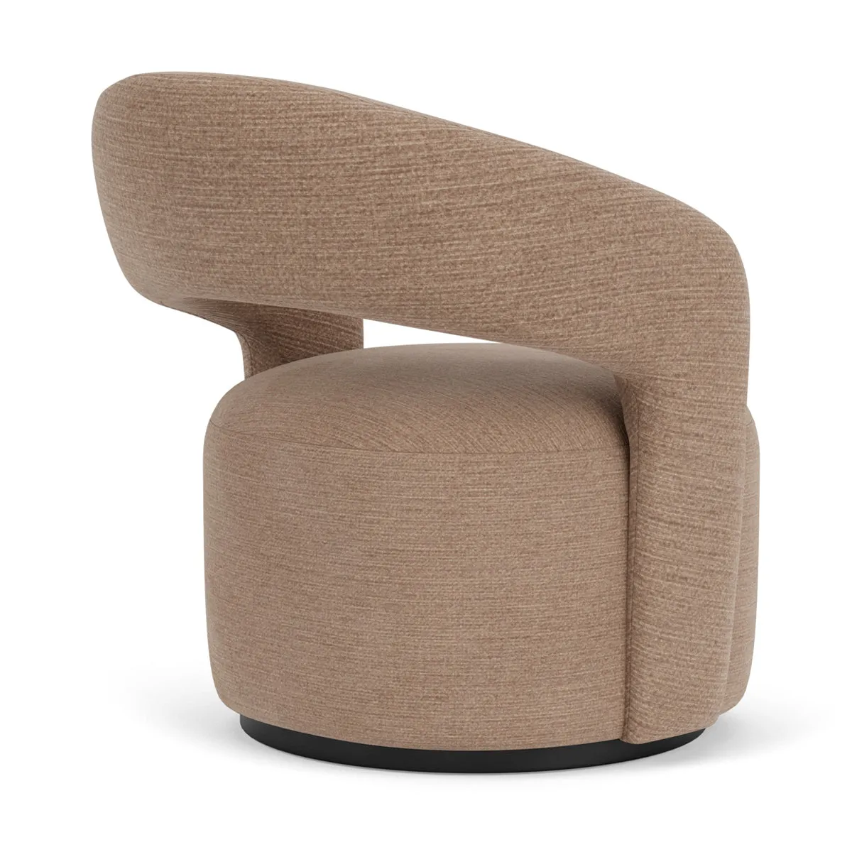 Judi Fabric Swivel Armchair