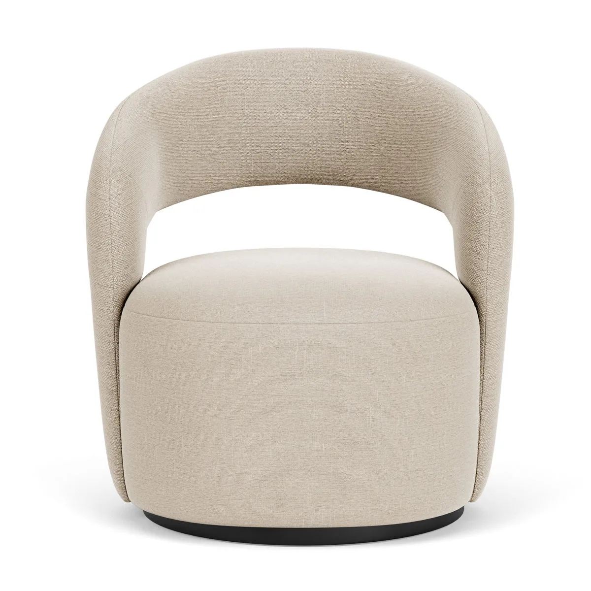 Judi Fabric Swivel Armchair
