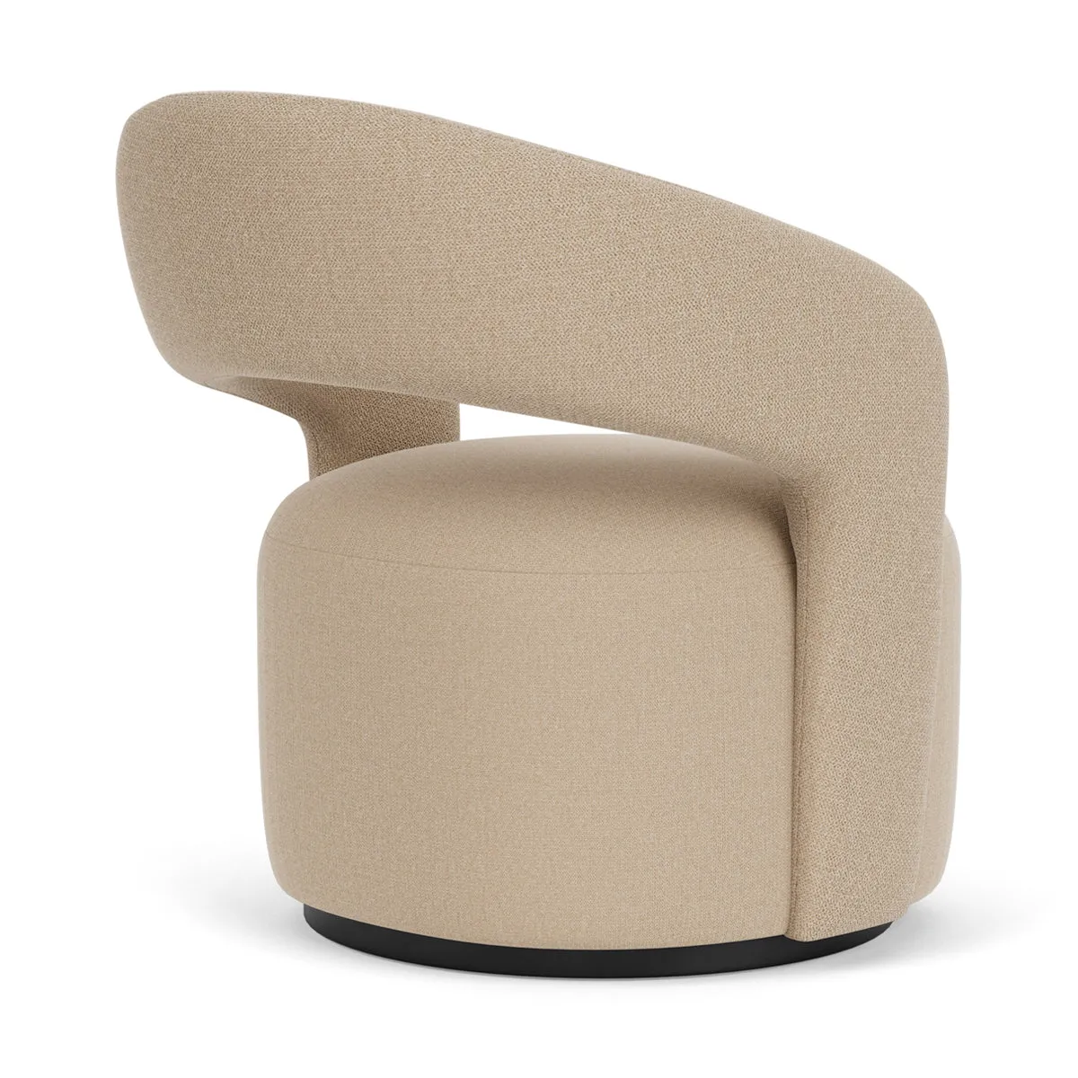 Judi Fabric Swivel Armchair