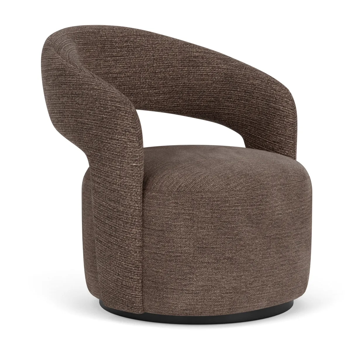Judi Fabric Swivel Armchair