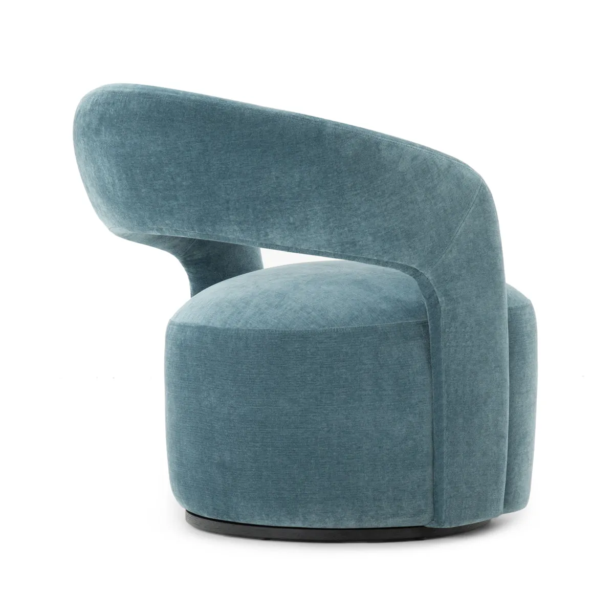 Judi Fabric Swivel Armchair