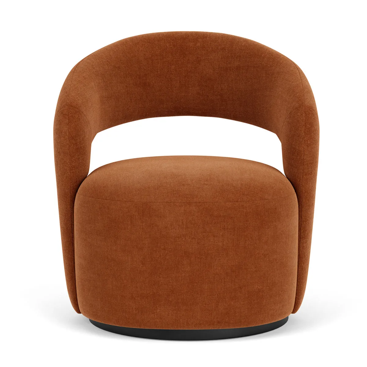 Judi Fabric Swivel Armchair