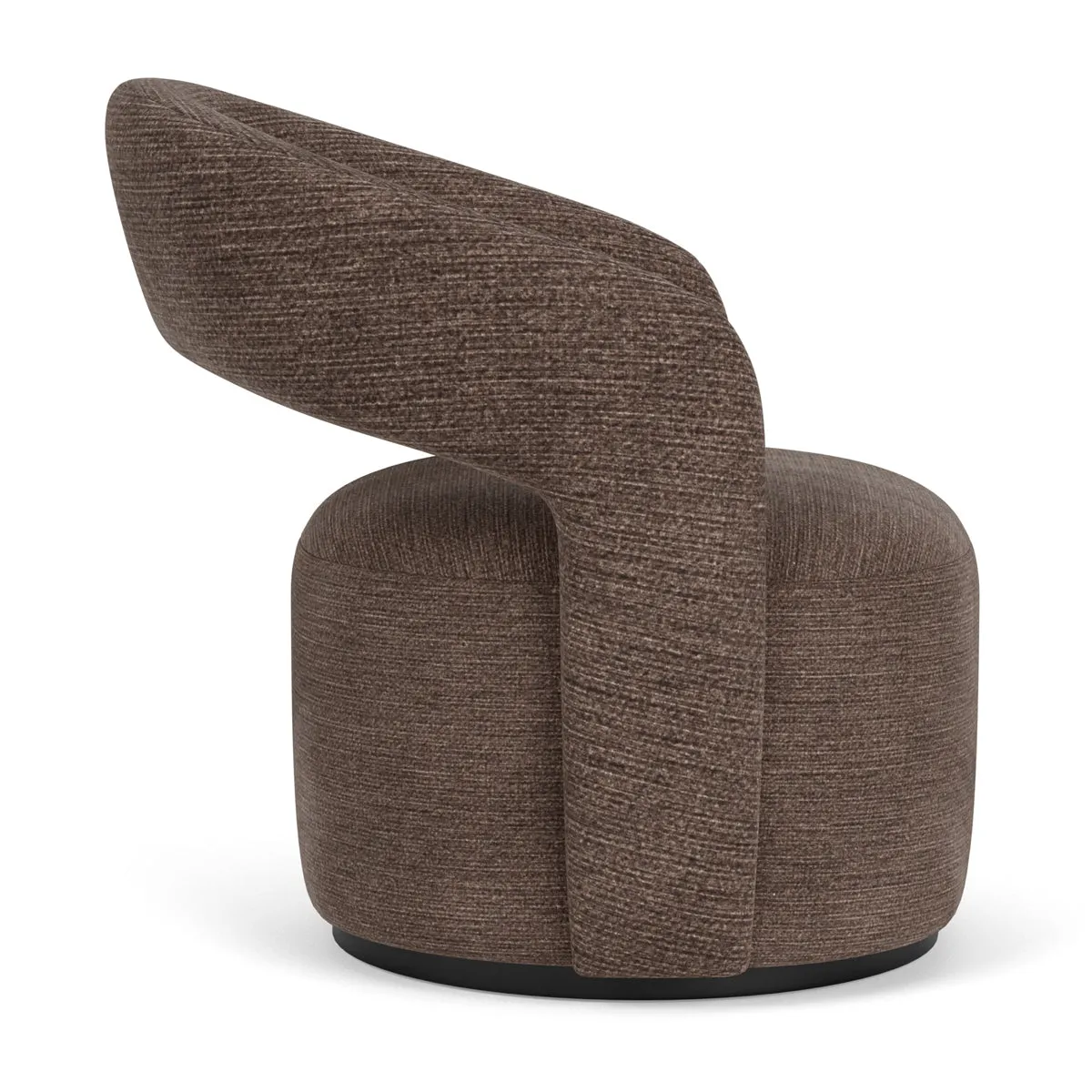 Judi Fabric Swivel Armchair