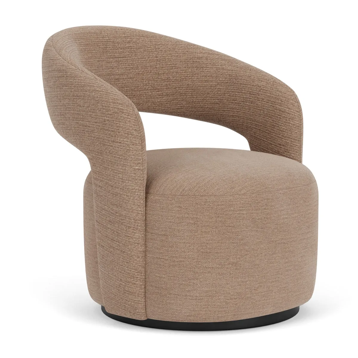 Judi Fabric Swivel Armchair