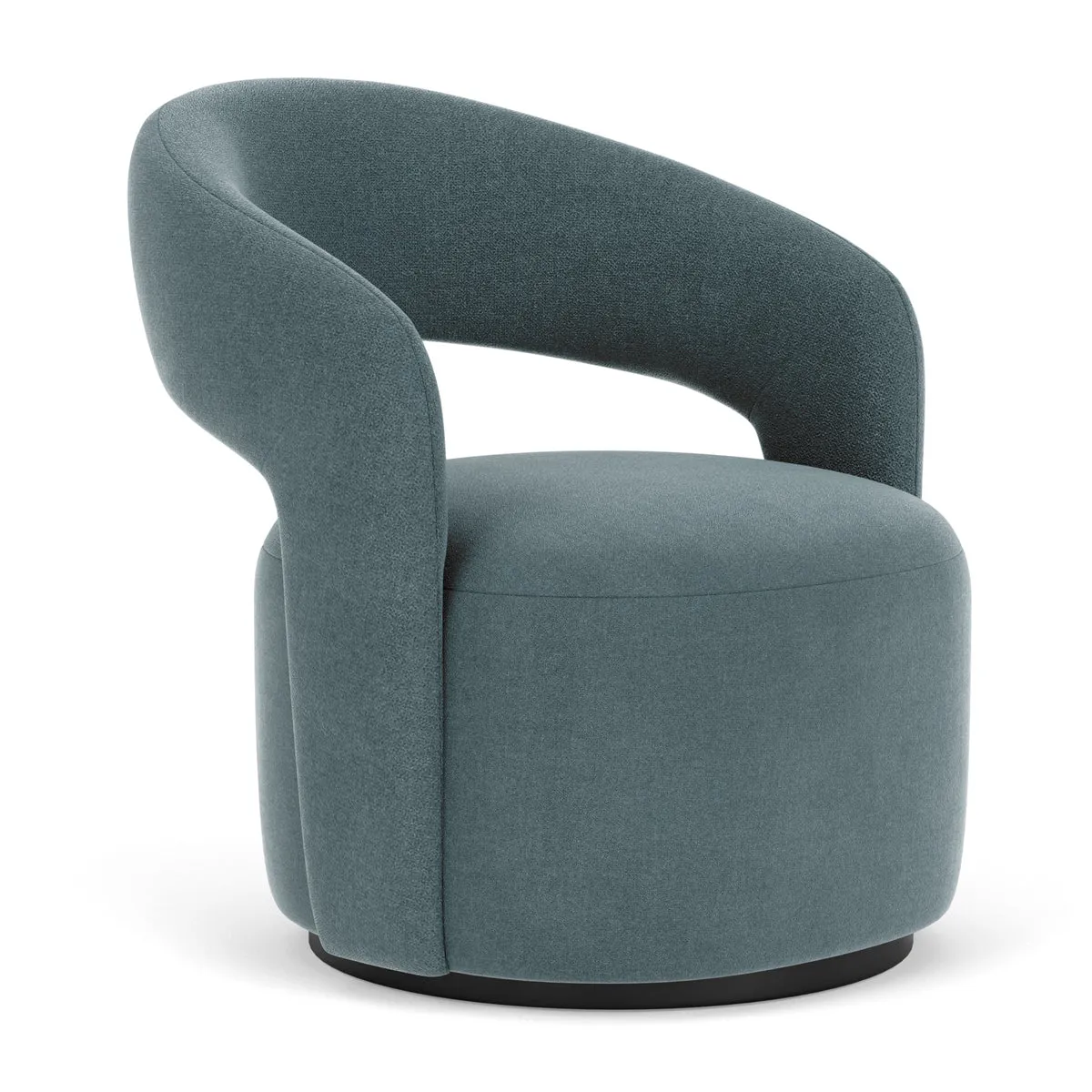 Judi Fabric Swivel Armchair