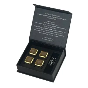 Just Slate Bee Stainless Ice Cubes