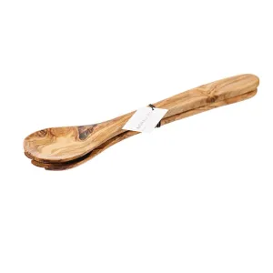 Just Slate Olive Wood Salad Servers
