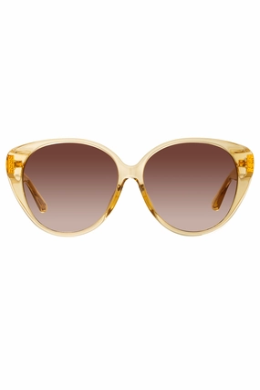 Katia Cat Eye Sunglasses In Saffron Clearance Event Today
