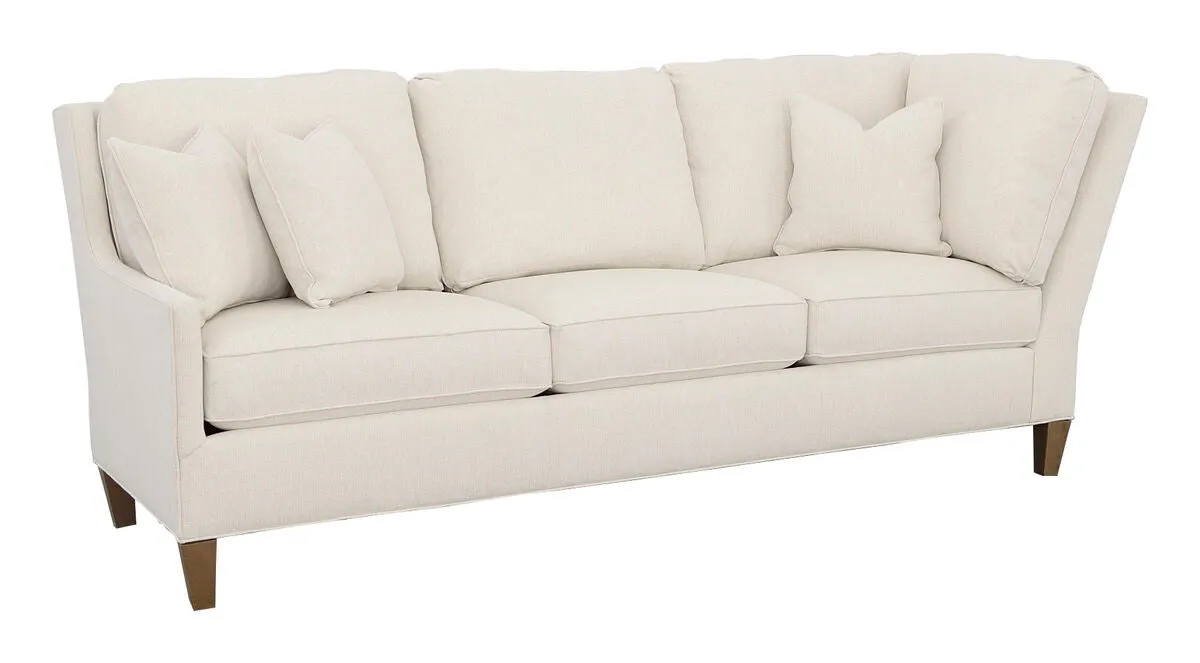Kelly Left Arm Corner Sofa with Tapered Leg
