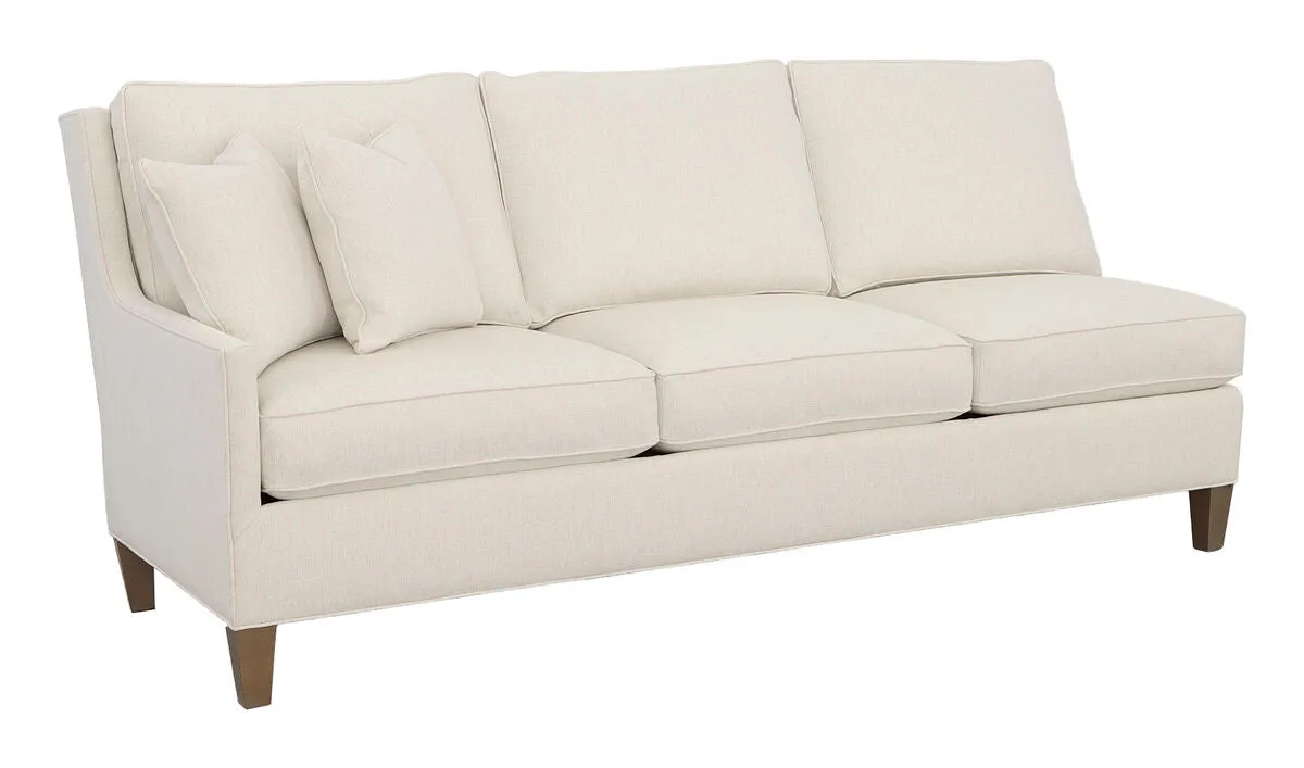 Kelly Right Arm Sofa with Tapered Leg