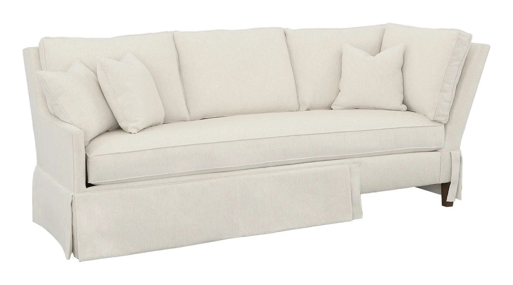 Kelly Skirted Left Arm Corner Sofa