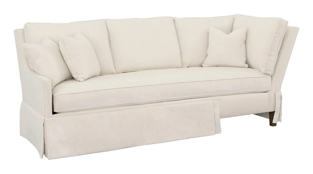 Kelly Skirted Left Arm Corner Sofa