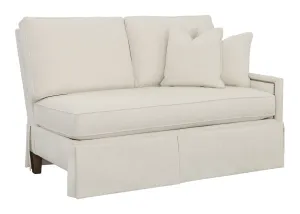 Kelly Skirted Right Arm Loveseat