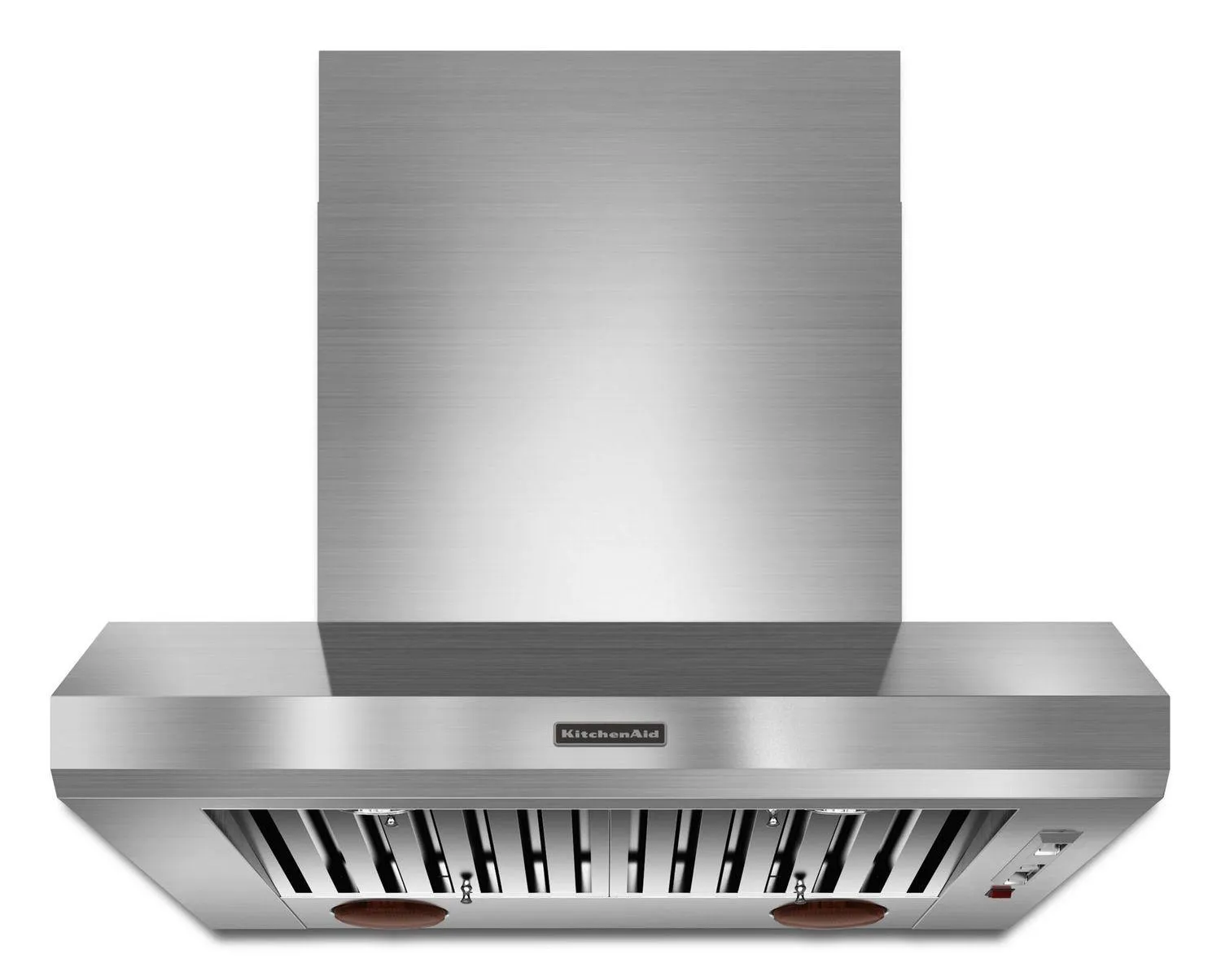 Kitchenaid KXW9736YSS 36'' Wall-Mount 600-1200 Cfm Canopy Hood, Commercial-Style Stainless Steel