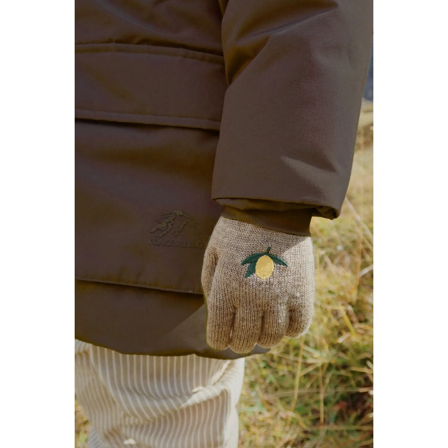 Price Slash Today Price Drop Frenzy Konges Sljd Lemon/Stripe 2 Pack Filla Gloves