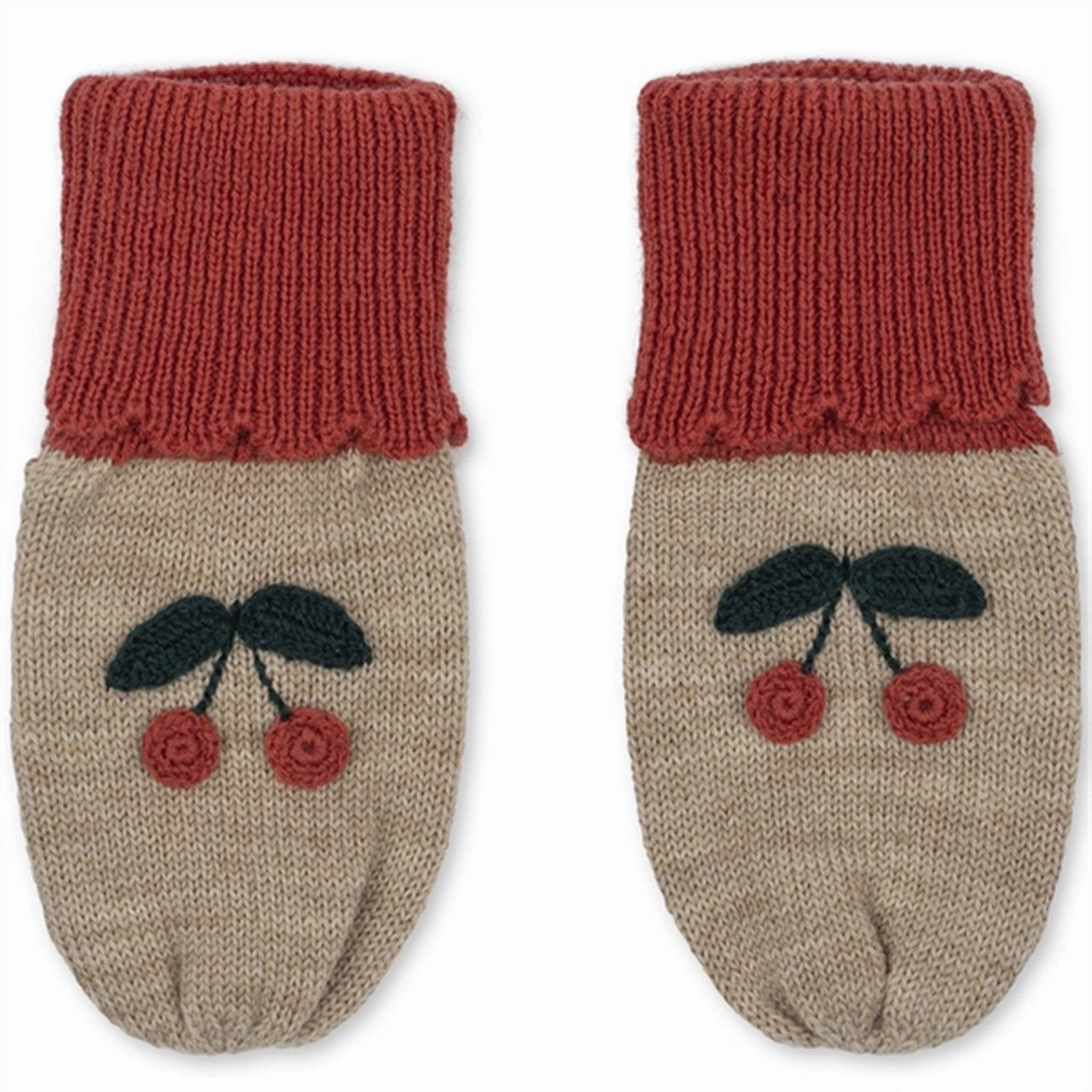 Sale Ending Soon Big Hot Sale Konges Sljd Beige Melange Sonja Knit Mittens