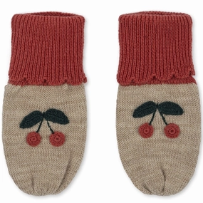 Sale Ending Soon Big Hot Sale Konges Sljd Beige Melange Sonja Knit Mittens