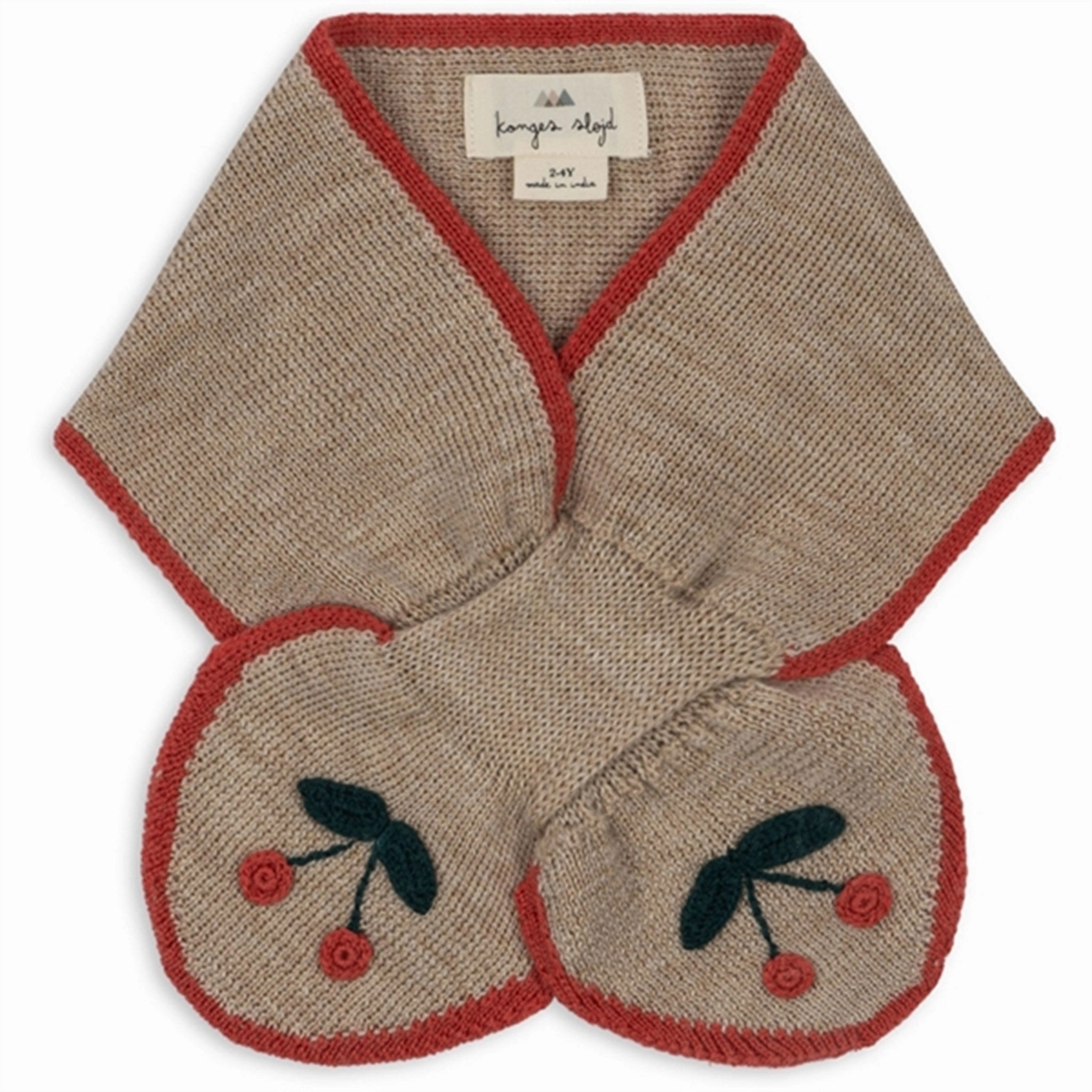 Konges Sljd Beige Melange Sonja Knit Neckwarmer Dont Wait! Save Today Dont Miss This Offer