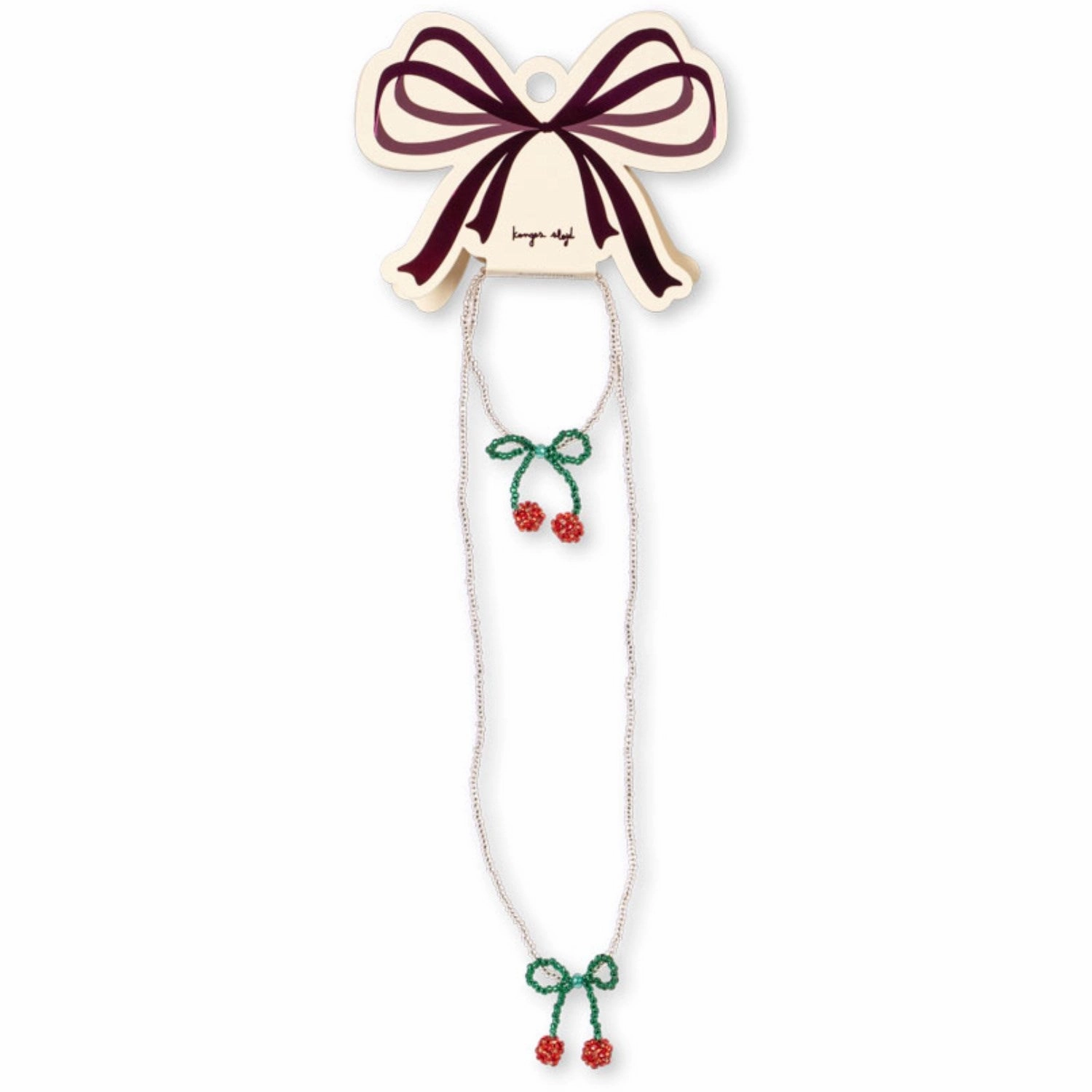 Trending Savings Now Trendy Picks Today Konges Sljd Cherry Pearly Necklace & Bracelet Set