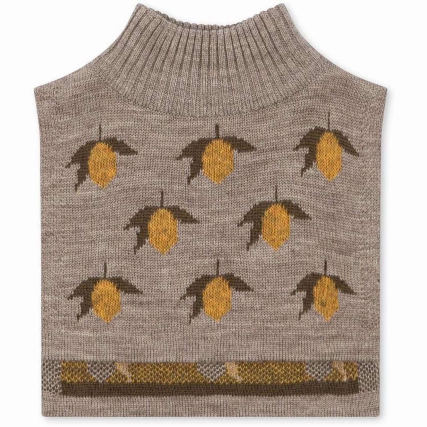 Konges Sljd Lemon Belou Lemon Knit Neckwarmer Big Clearance Event