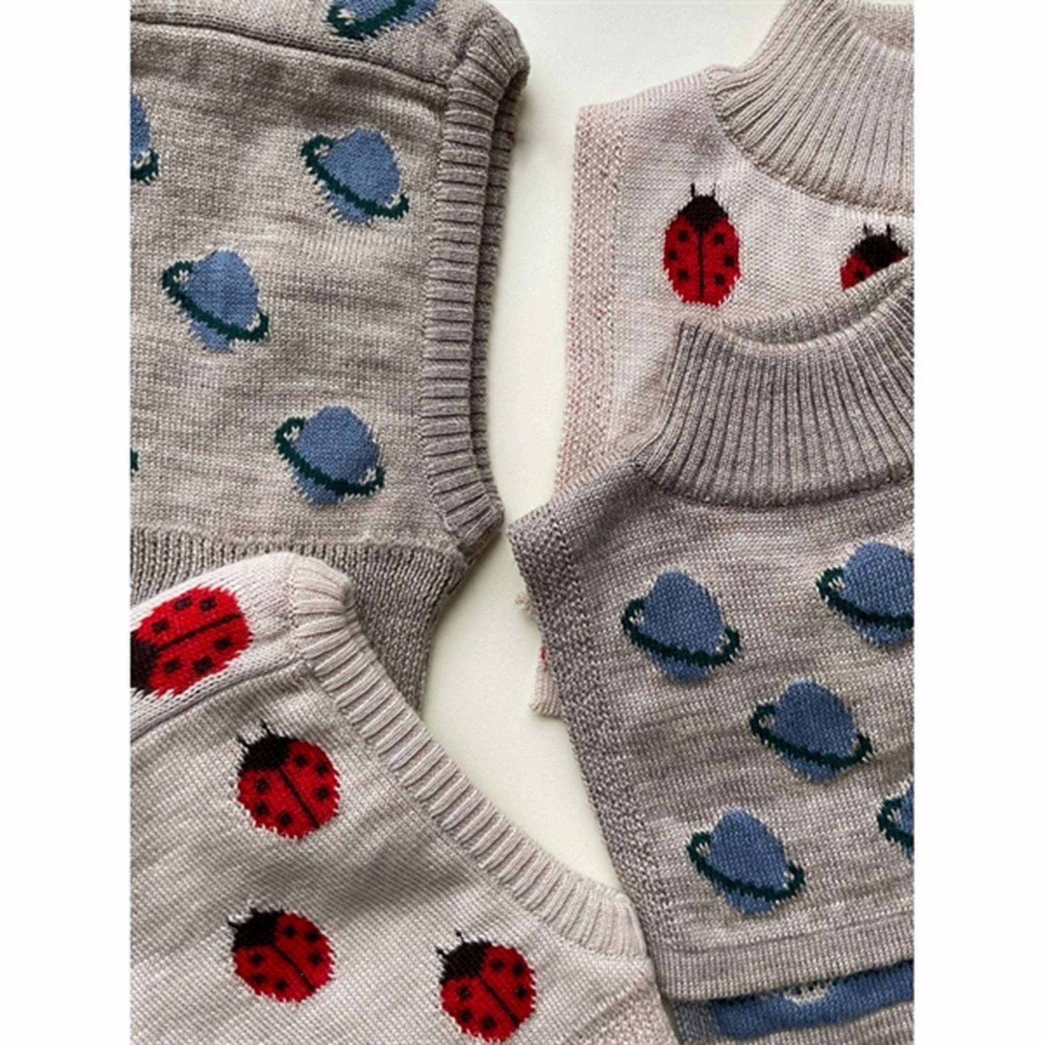 Grab It Fast Konges Sljd Planet Belou Knit Wool Balaclava