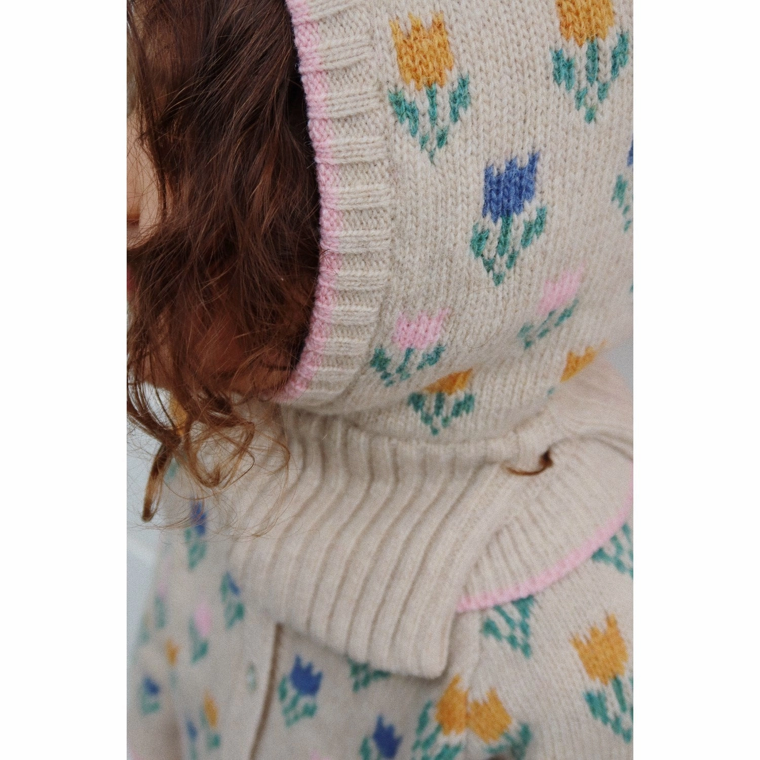 Konges Sljd Tulipe Belou Tulipe Knit Balaclava Exclusive Online Discount