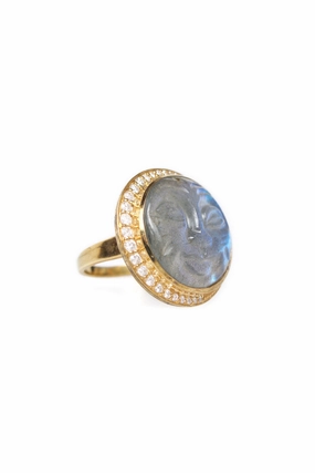 Save Big Online Special Steal Event Labradorite Man In The Moon Ring