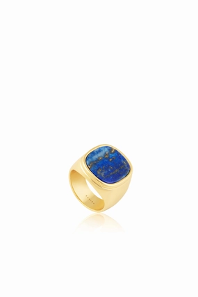 Deal of the Day Surprise Discount Today Lapis Lazuli Statement Ring